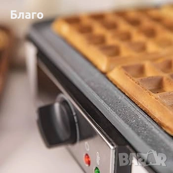 Cecotec електрически гофретник Fun Gofrestone 4 Inox - нов с гаранция, снимка 5 - Гофретници - 54930428