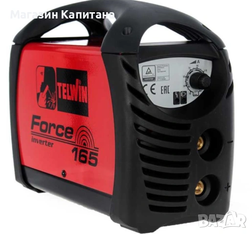Инверторен заваръчен апарат TELWIN ИТАЛИЯ FORCE 165, 31 А, 1.6 - 4.0 мм, с куфар, снимка 2 - Други машини и части - 54779841