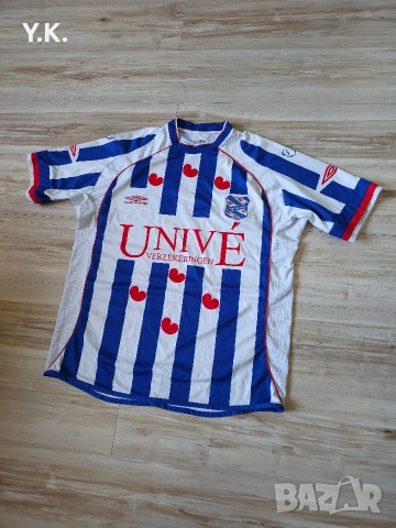 Оригинална мъжка тениска Umbro x sc Heerenveen / Season 01-02 (Home), снимка 2 - Тениски - 54422566