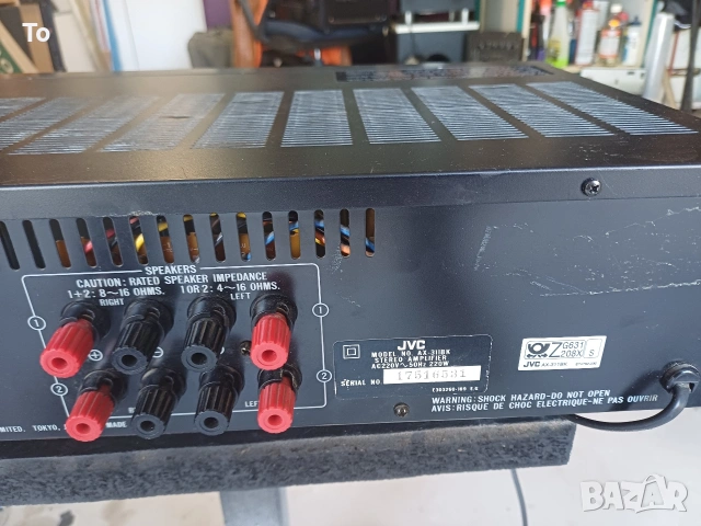 Усилвател JVC AX 311, снимка 7 - Ресийвъри, усилватели, смесителни пултове - 54774879
