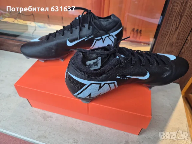 Бутонки за футбол Nike Mercurial Zoom Vapor 16 Pro FG - черен, снимка 6 - Футбол - 55353719