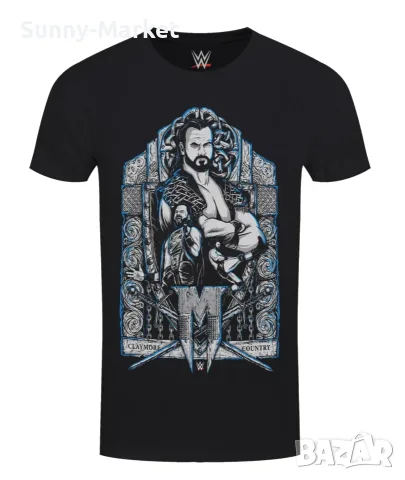 Мъжки и детски тениски WWE Drew McIntyre Claymore Country