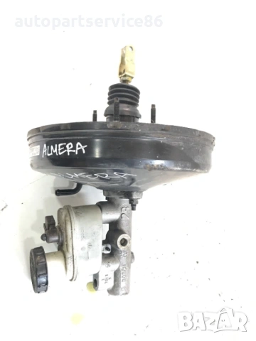 Серво усилвател на спирачките с главен цилиндър за Nissan Almera N16 2.2 Di (2003) 875-01521, снимка 2 - Части - 54311914
