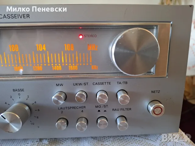 SOUND C 6090 VINTAGE HIFI STEREO CASSEIVAR.MADE IN WEST GERMANY., снимка 3 - Ресийвъри, усилватели, смесителни пултове - 55622274