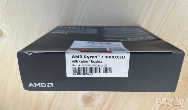AMD Ryzen 9800X3D CPU 8-Cores АМД Процесор - Нов с гаранция, снимка 2 - Процесори - 54327222