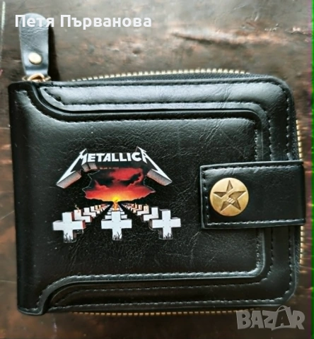 НОВ мъжки портфейл на Metallica