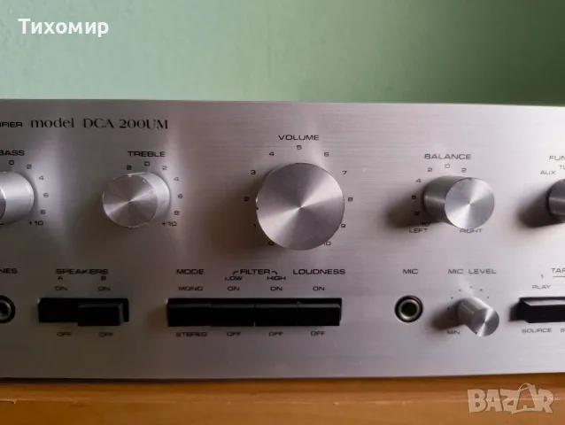 Sanyo DCA 200UM / Усилвател, снимка 3 - Ресийвъри, усилватели, смесителни пултове - 55464117