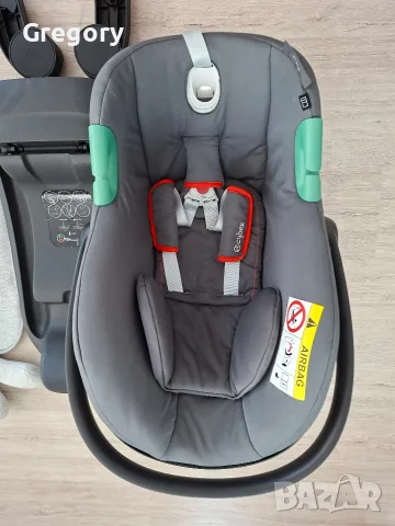 Столче за кола Cybex Aton B2 с основа Isofix в много добре състояние, снимка 2 - Столчета за кола и колело - 55149020