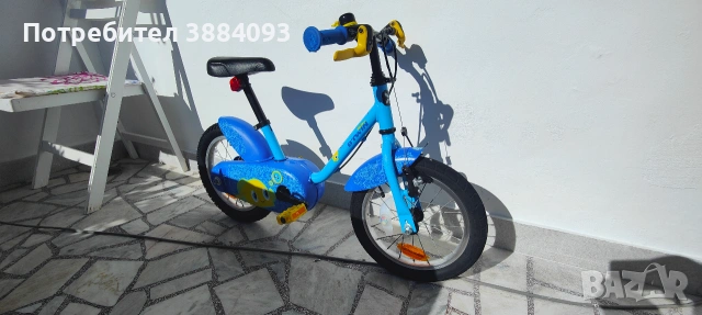 Btwin детски велосипед 14" с помощни колела