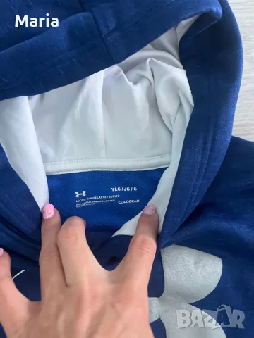 Детски суитшърт Under Armour ColdGear с качулка, снимка 2 - Детски Блузи и туники - 55434106