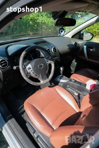 Nissan Qashqai Кожа Панорама Keyless Бензин Газ , снимка 12 - Автомобили и джипове - 55616999