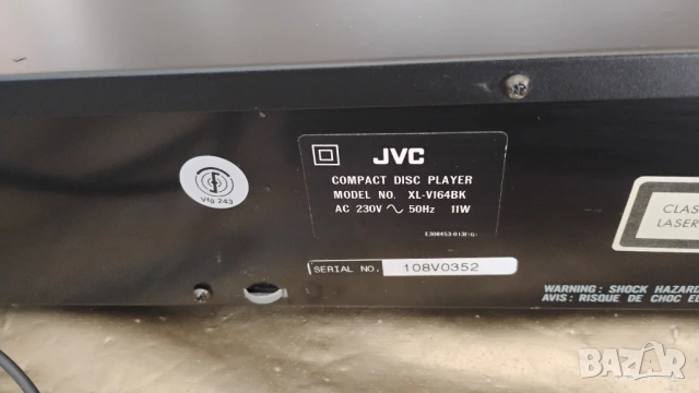 CD player JVC XL-V164, снимка 7 - Аудиосистеми - 54094877