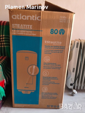 Бойлер ATLANTIC STEATITE 80L, снимка 4 - Бойлери - 54176564