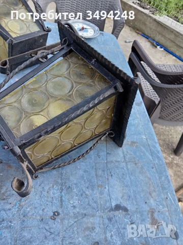 Фенери от ковано желязо , снимка 4 - Антикварни и старинни предмети - 53829902