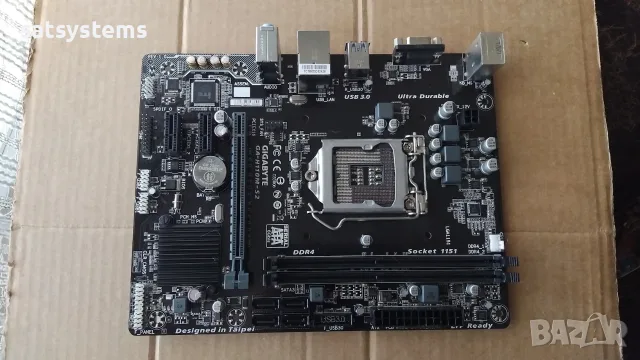 Дънна платка Gigabyte GA-H110M-S2 Socket LGA1151, снимка 6 - Дънни платки - 55335388