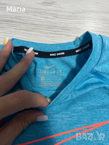 Nike Dri-FIT дамска спортна блуза с дълъг ръкав размер M, снимка 3 - Спортни екипи - 55194515