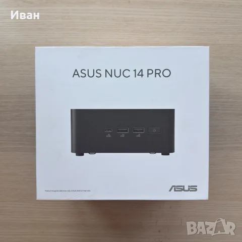 Настолен мини компютър Intel NUC 14 Pro Tall (RVRPLR30) Intel Core 3, 16GB RAM, 1TB SSD