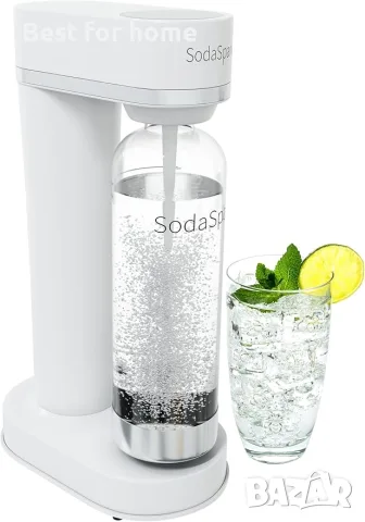 Soda Spark Машина за газирана вода с 1л бутилка за многократна употреба 