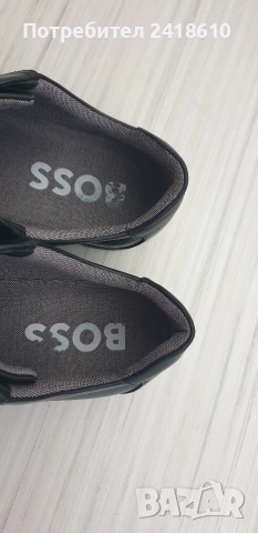 Hugo Boss Leather Mens Size  46 - 30см ОРИГИНАЛ! Мъжки спортно - елегантни обувки от естествена кожа, снимка 10 - Спортно елегантни обувки - 54314052
