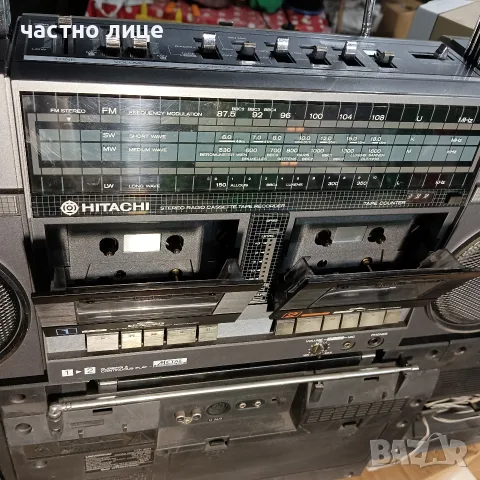 Хитачи ТRK w55e, снимка 3 - Радиокасетофони, транзистори - 55452364
