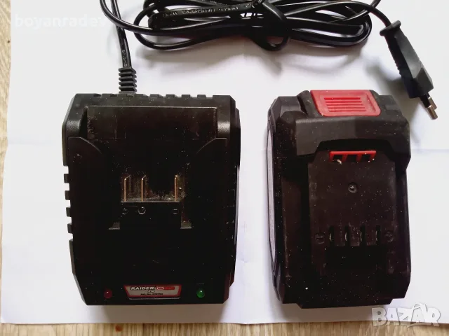 RAIDER PRO R20 SYSTEM - комплект акумулаторна батерия 2AH и бързо зарядно устройство 20V, снимка 2 - Други инструменти - 55395418
