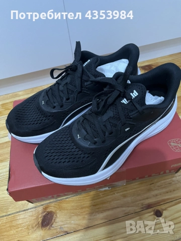 Продавам Puma Skyrocket Lite 2,носени 1 път,Размера е 40.5 няма такъв номер тук ,за да го опиша., снимка 3 - Маратонки - 55696394