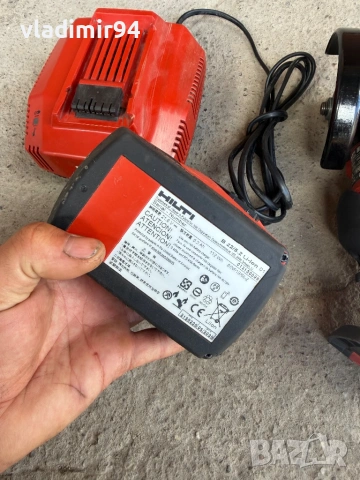 Hilti AG 125-A22 ъглошлайф, снимка 4 - Ъглошлайфи - 54584535