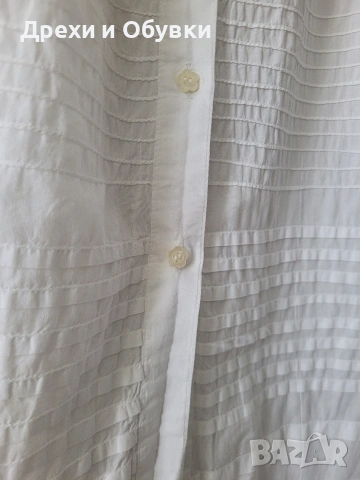 Бяла лятна рокля памучна материя бохо, снимка 7 - Рокли - 54235178