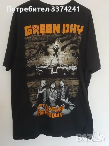 Мъжка тениска Green day XL , снимка 2 - Тениски - 55475272