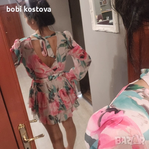 Цветна рокличка, снимка 4 - Рокли - 54976606