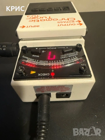 Boss TU-3 Chromatic Pedal Tuner, снимка 7 - Друга електроника - 54810128