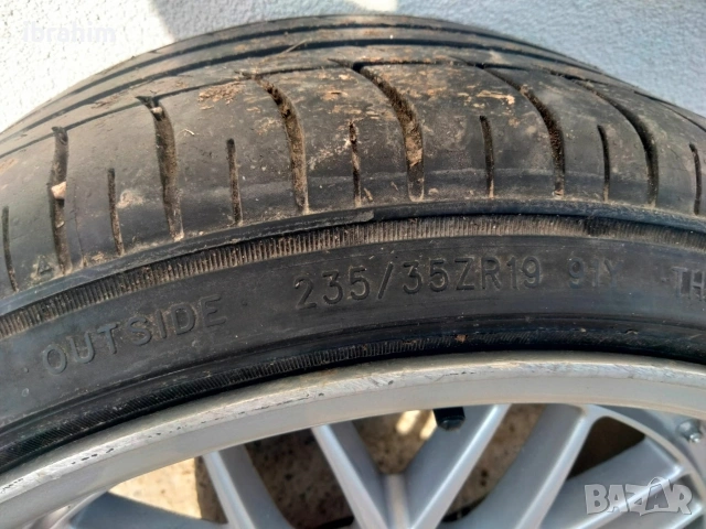 Продавам 19" джанти 5х120 тип BBS LM с гуми, снимка 4 - Гуми и джанти - 55240445
