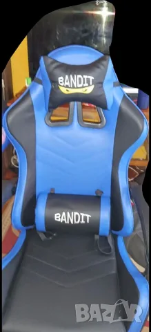 BANDIT BLUE THUNDER: Офис, Геймърски стол, снимка 8 - Столове - 55578479