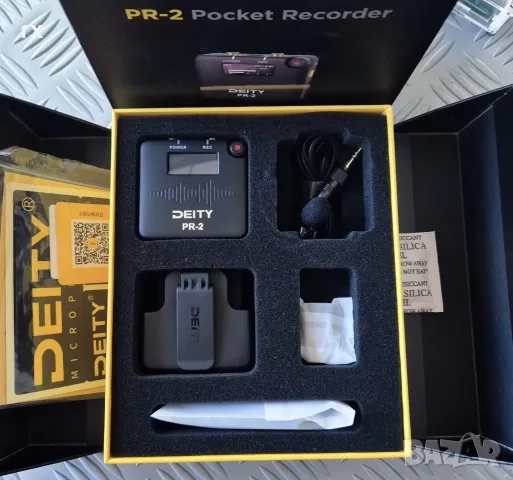 Deity PR-2 Pocket Recorder – Професионален аудио рекордер, снимка 3 - Други - 55682376