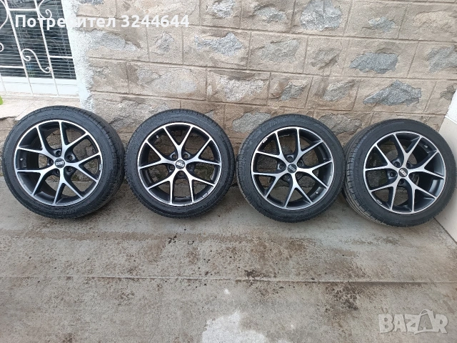 Алуминиеви джанти 18 5х115 Опел BBS с летни гуми 235/45/18
