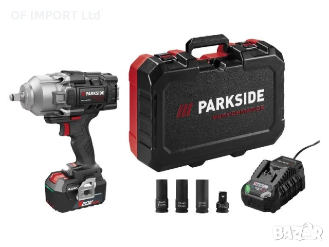 Безжичен Ударен Гайковерт PARKSIDE Performance PASSP 20-Li C4