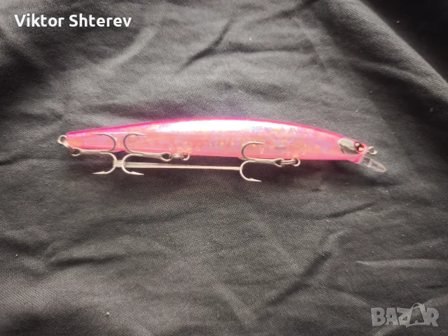 Kendo Blade Minnow 125F Pink – Морски воблер 12.5см 16.2г