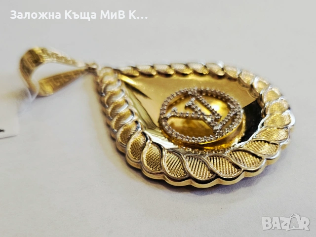 Златна висулка 9.62гр 02874-26/6, снимка 2 - Колиета, медальони, синджири - 54741695