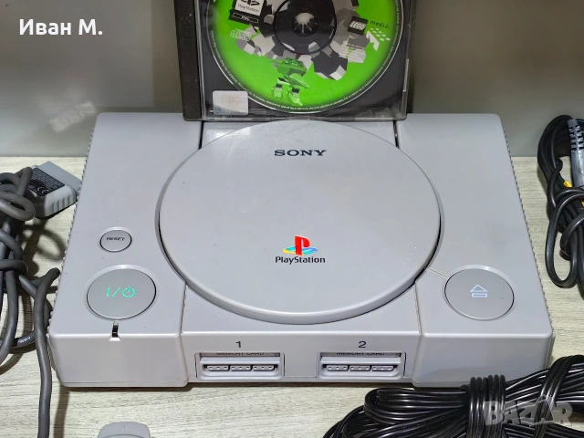 Конзола Sony Playstation One SCPH 9002 made in Japan , снимка 4 - PlayStation конзоли - 54520337