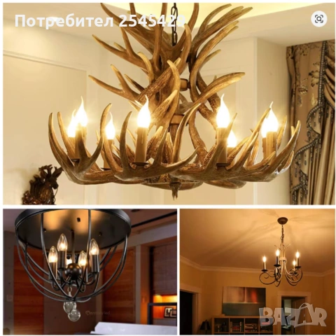 Електрическа крушка Е14 - 10 броя, LED винтидж ретро, снимка 3 - Крушки - 54404806