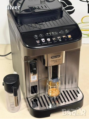 Кафемашина кафе автомат delonghi magnifica evo с гаранция, снимка 6 - Кафемашини - 54156333