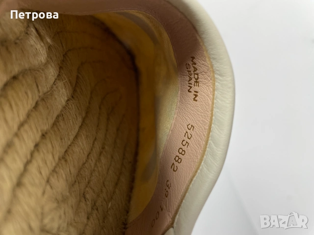 Бежови еспадрили Gucci 39 Оригинал, снимка 13 - Дамски ежедневни обувки - 55103265