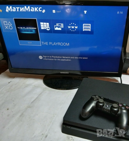 Playstation 4 с контролер, снимка 2 - PlayStation конзоли - 54601668