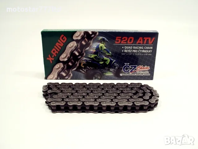 Вериги CZ 520 АТВ x-ring 112 звена /професионална