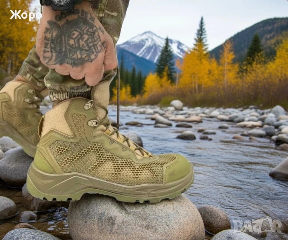 ОРИГИНАЛНИ Тактически кубинки с Goretex мембрана+Подарък-Тактически колан, снимка 9 - Екипировка - 47948727