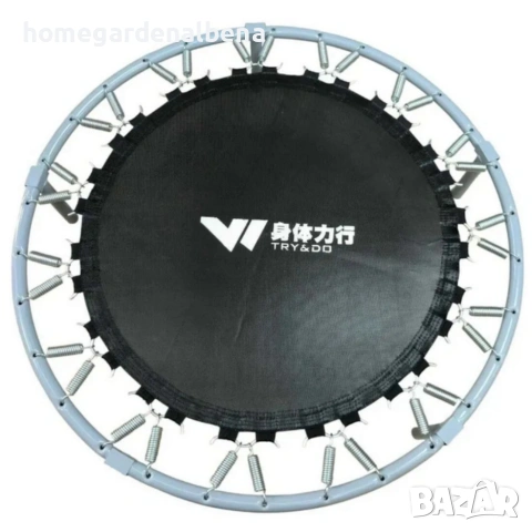 Професионален Фитнес Трамплин 36 инча (до 120 кг) – Метални пружини, снимка 4 - Фитнес уреди - 54181051