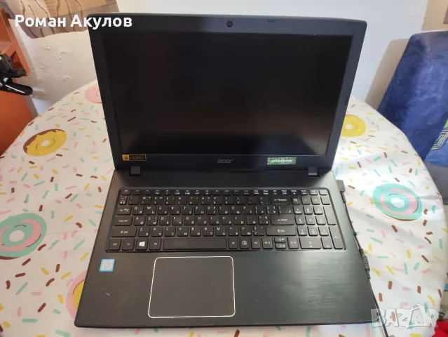 Acer Aspire E5-576 | i5-7200U | 16GB RAM | 1.14TB (SSD+HDD) | Full HD | Работи само на ток