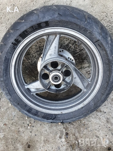 Задна джанта 17 Kawasaki ZZR 600, снимка 2 - Части - 54971276