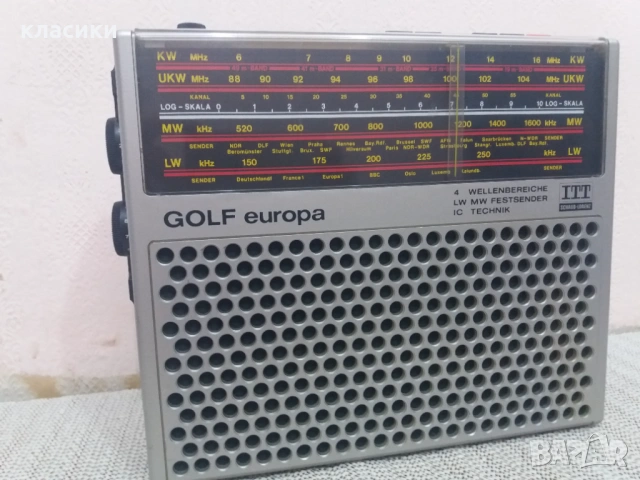 Радио ITT GOLF europa , снимка 2 - Радиокасетофони, транзистори - 54896747
