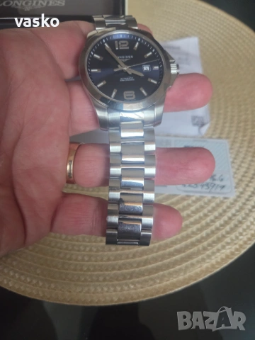 Longines автомат,документи 300m, снимка 5 - Мъжки - 54028358